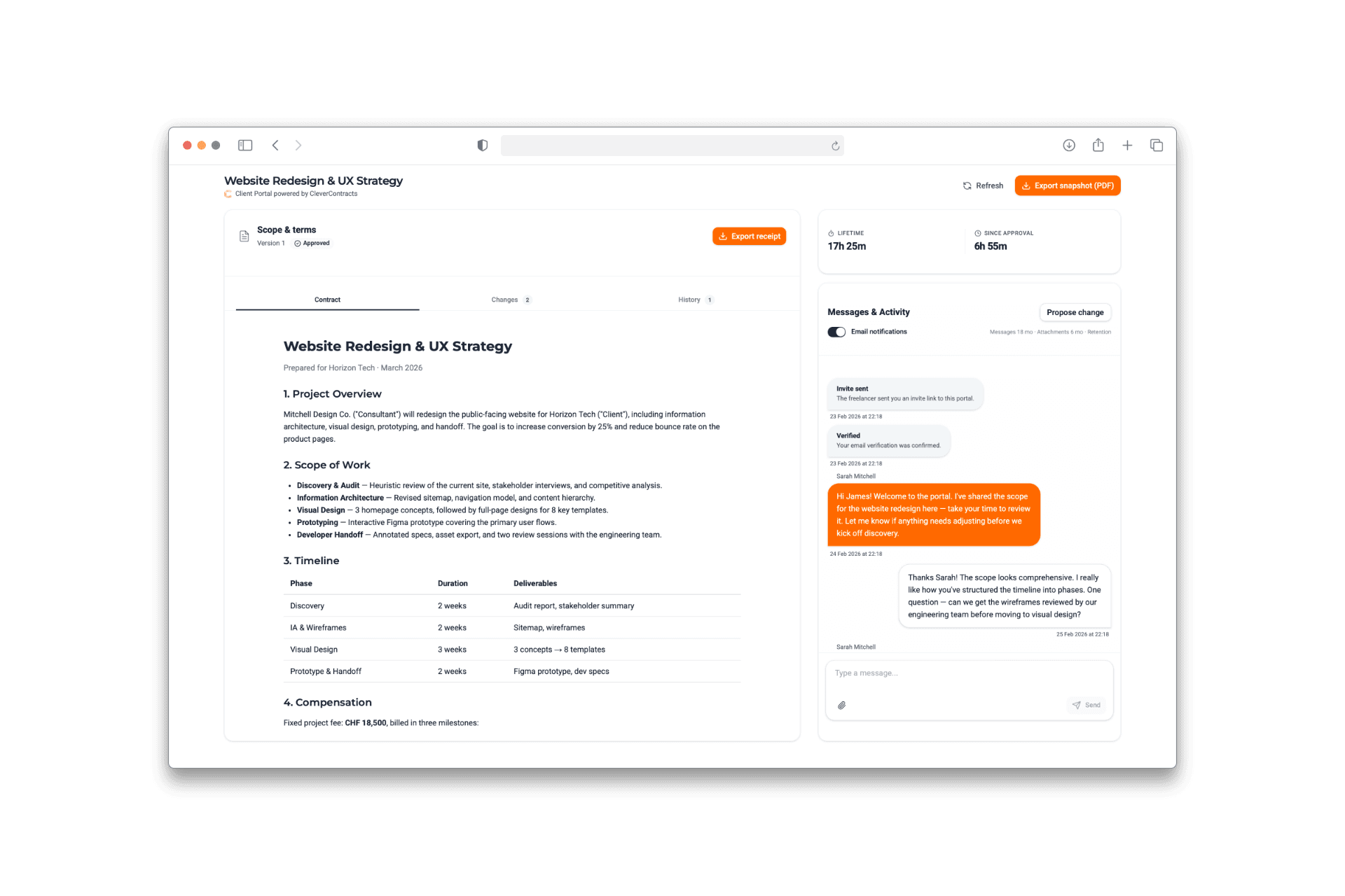 One link. Full transparency. No login required.